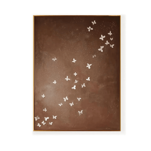 Whispered Flight Textured Canvas Celebrating Graceful Motion In Tranquil Space