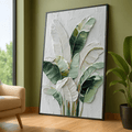Tropical Banana Leaf Canvas Wall Art - Modern Botanical Greenery Decor - Large Nature Print